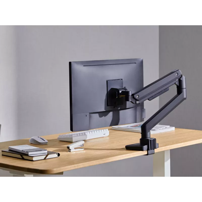 Equip 17 inch-49 inch Heavy-Duty Monitor Desk Mount Bracket, Black