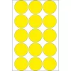 Multi-purpose labels HERMA 2271 round yellow Ø 32 mm 480 pcs