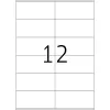 Labels HERMA Premium A4 105x48 mm white paper matt 1200 pcs