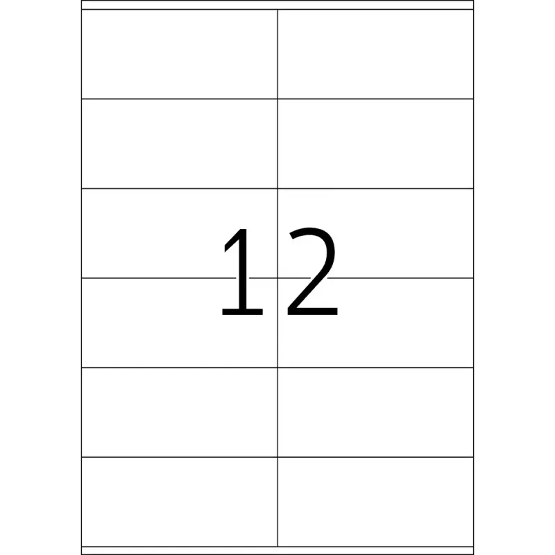 Labels HERMA Premium A4 105x48 mm white paper matt 1200 pcs