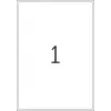 Address labels Premium HERMA A4 199.6x289.1 mm white paper matt 100 pcs