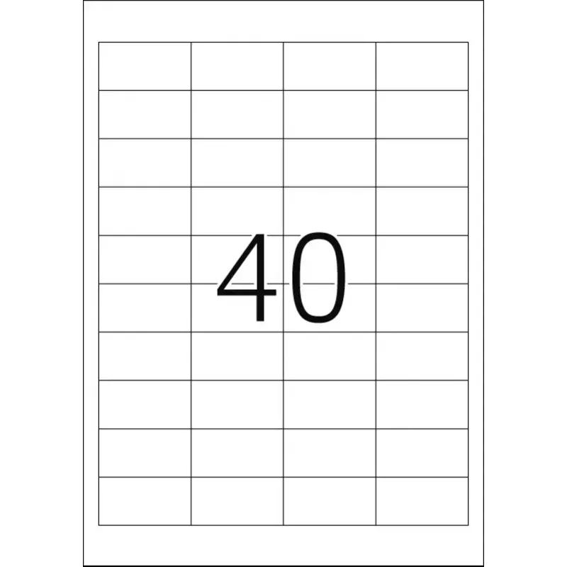 Self-adhesive printer label HERMA Labels Premium A4 48.5x25.4 mm