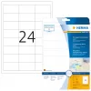 Self-adhesive printer label HERMA Labels transparent matt A4 66x33.8 mm film 600 pcs.