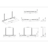 Multibrackets M Universal Soundbar Mount 55 inch-110 inch Black 10 kg