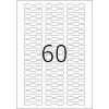 Self-adhesive printer label HERMA 5116 A4 49x10 mm 1500 pcs