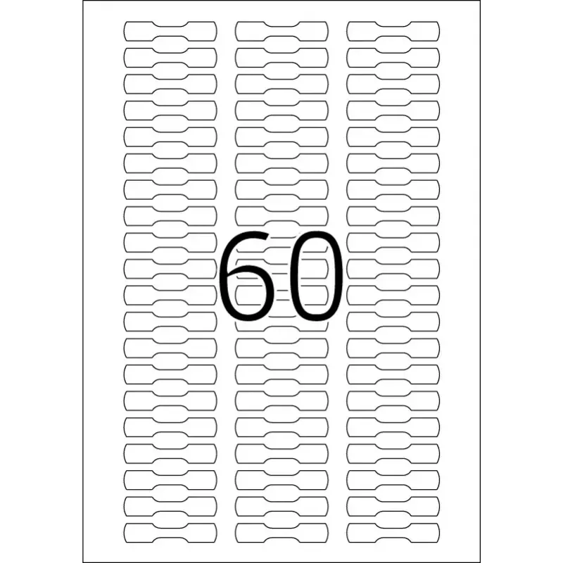 Self-adhesive printer label HERMA 5116 A4 49x10 mm 1500 pcs