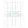 Self-adhesive printer label HERMA Labels A4 25,4x10 mm white extra strong adhesion paper matt 4725 pcs.