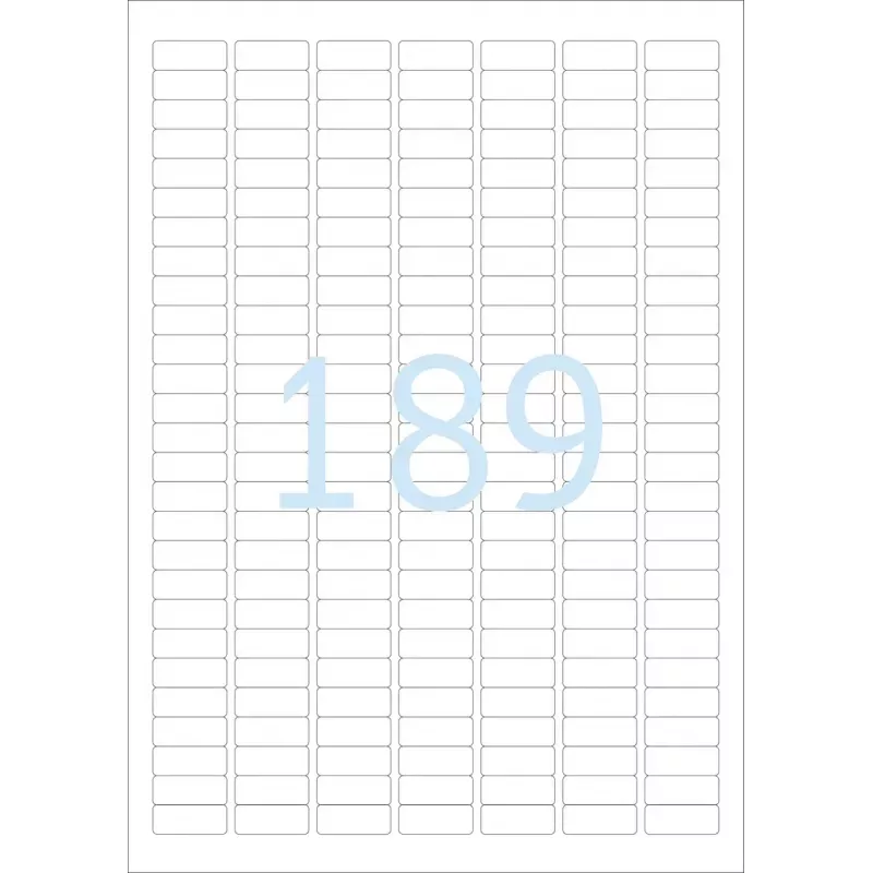 Self-adhesive printer label HERMA Labels A4 25,4x10 mm white extra strong adhesion paper matt 4725 pcs.