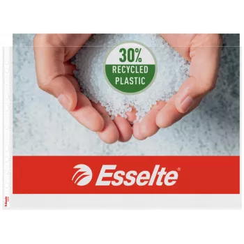 Esselte Quality Pocket A3 Landscape, 30% pre-consumer recycled plastic