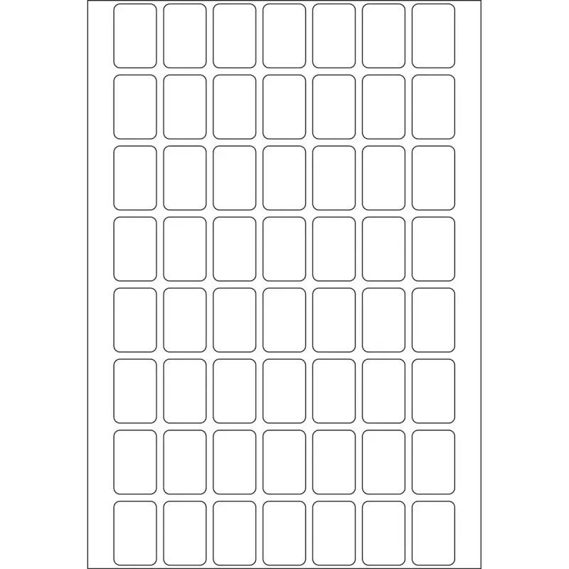 Multi-purpose labels HERMA 12x18 mm white Movables/removable paper matt