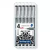 Fineliner Staedtler 308 SB6P Black 6 pc(s)