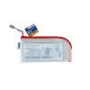 Pencil Case HERMA 20002 Hard EVA Red Transparent 110x230mm