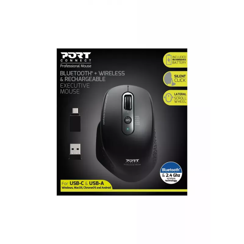 Mouse Port Designs 900716 RF Wireless + Bluetooth