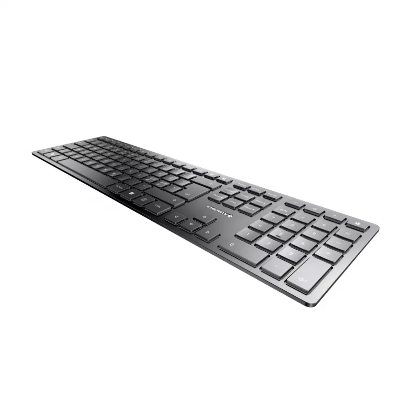 CHERRY KW 9100 SLIM keyboard Universal RF Wireless + Bluetooth QWERTY Nordic Black
