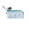 Pencil Case HERMA 20003 Hard EVA Blue Transparent 110x230 mm