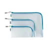 Pencil Case HERMA 20003 Hard EVA Blue Transparent 110x230 mm