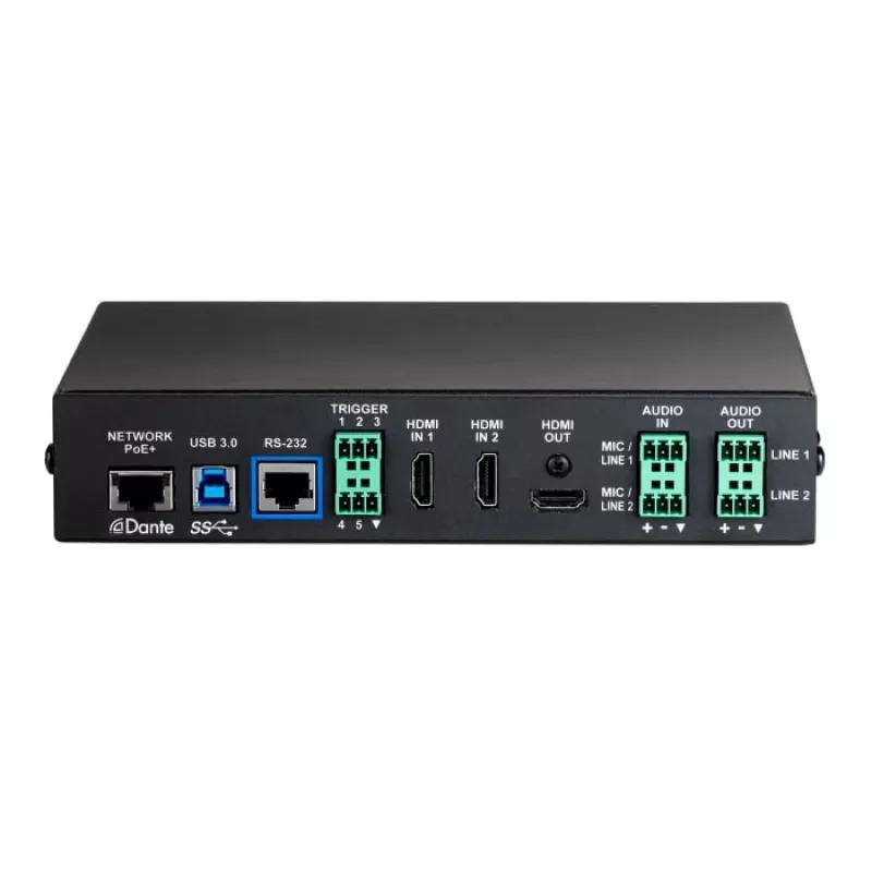 Vaddio AV Bridge 2x1, 1920 x 1080 pixels, 60 fps, Black, 0 - 40 °C, 20 - 80%, 480.8 mm