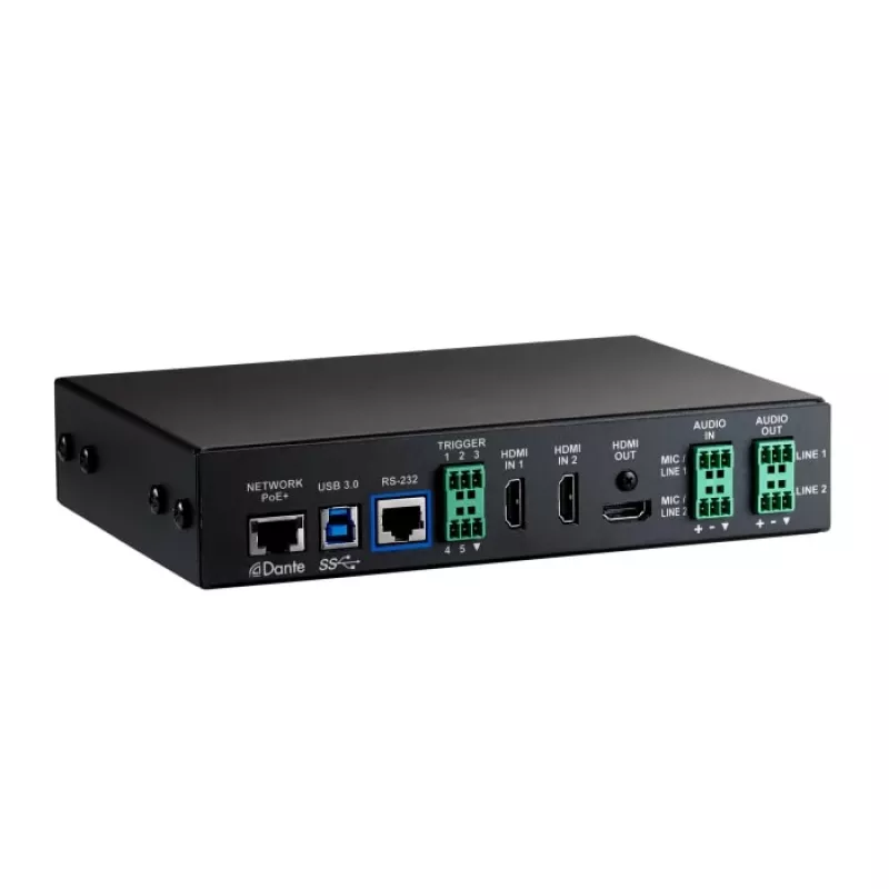 Vaddio AV Bridge 2x1, 1920 x 1080 pixels, 60 fps, Black, 0 - 40 °C, 20 - 80%, 480.8 mm