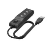 Hama 00200118 interface hub USB 2.0 480 Mbit/s Black