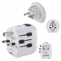 Hama World Travel Pro Light USB power plug adapter Universal White