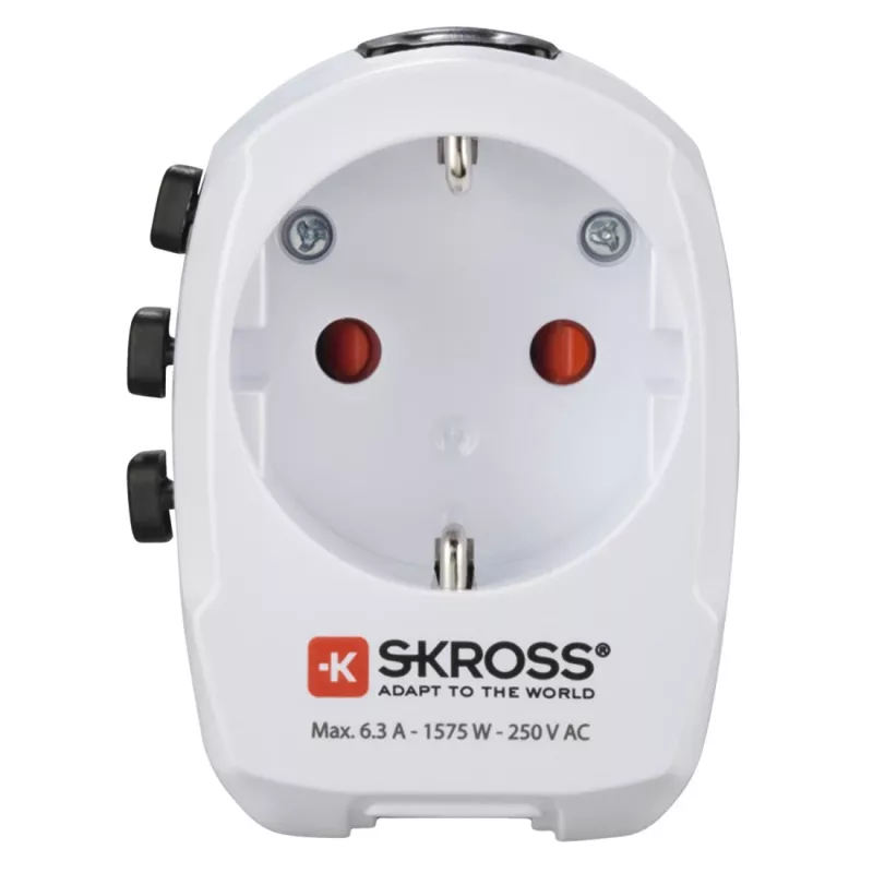 Hama World Travel Pro Light USB power plug adapter Universal White