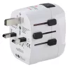 Hama World Travel Pro Light USB power plug adapter Universal White