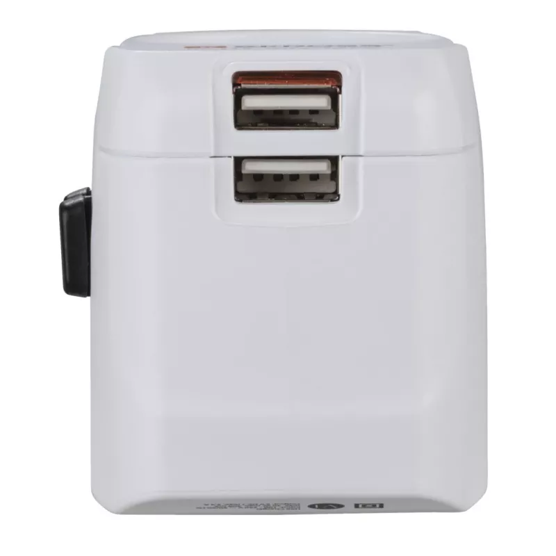 Hama World Travel Pro Light USB power plug adapter Universal White