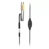 Hama HS-P100 V2 Headset Wired Head-band Office/Call center Black, Silver