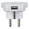 Hama World to Europe USB power plug adapter Universal White
