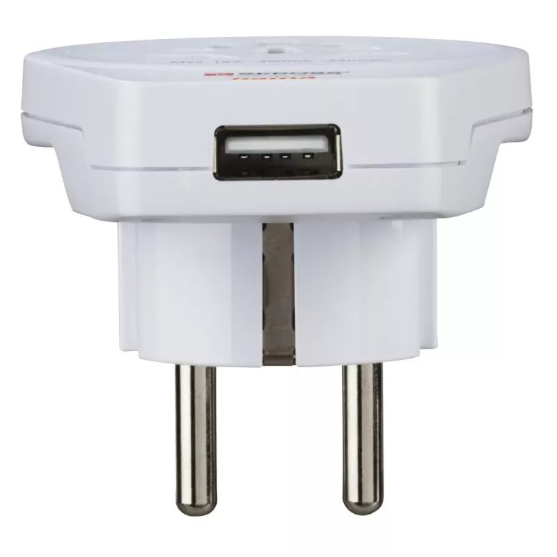 Hama World to Europe USB power plug adapter Universal White