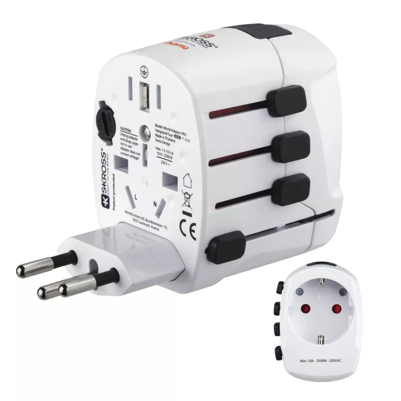 Hama World Travel Pro power plug adapter Universal White