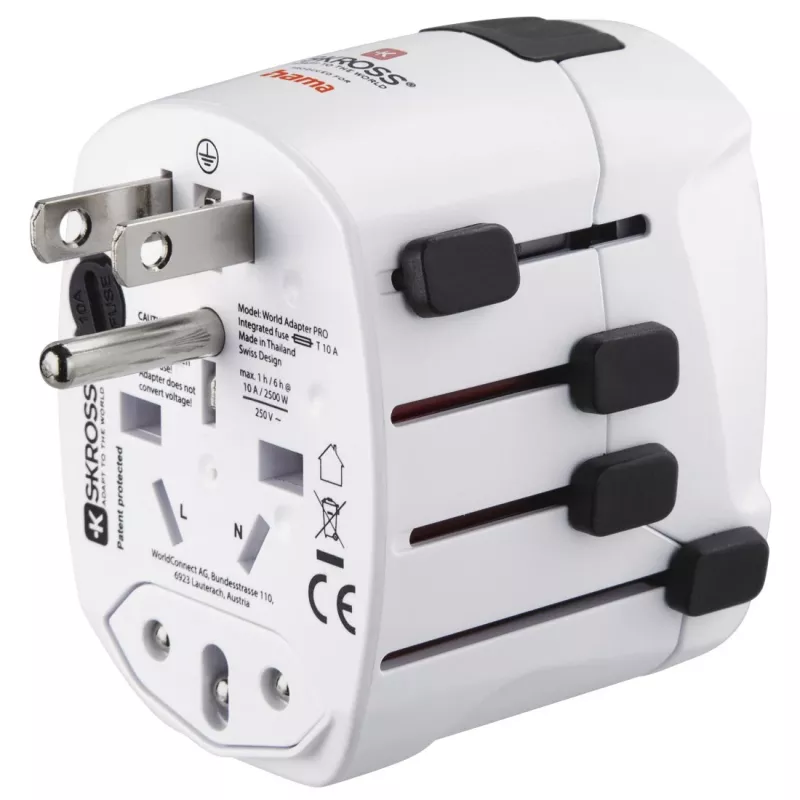 Hama World Travel Pro power plug adapter Universal White