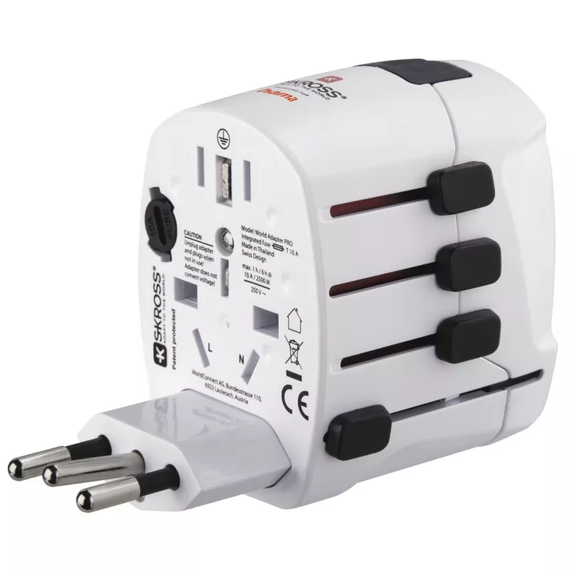 Hama World Travel Pro power plug adapter Universal White