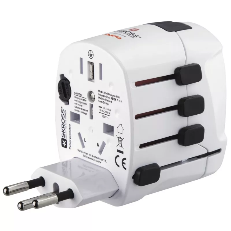 Hama World Travel Pro power plug adapter Universal White