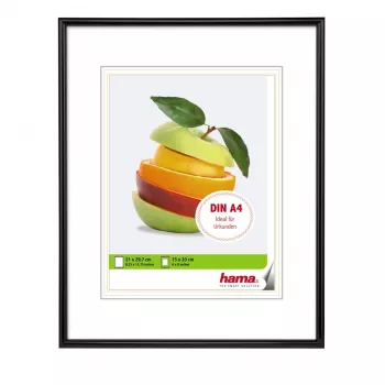Hama Sevilla Single picture frame Black, Transparent