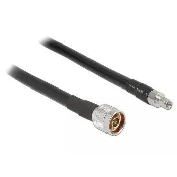 Coaxial Cable DeLOCK 1m N/RP-SMA CFD400 LLC400 Black