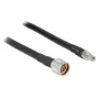 Coaxial Cable DeLOCK 1m N/RP-SMA CFD400 LLC400 Black