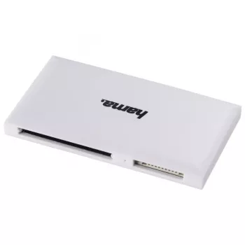 Hama USB 3.0 Multi-Card Reader, SD/microSD/CF/MS, white