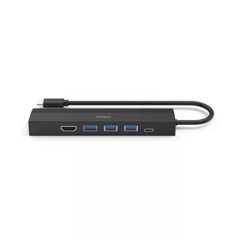 Hama 00200144 interface hub USB 3.2 Gen 1 (3.1 Gen 1) Type-C 5000 Mbit/s Black