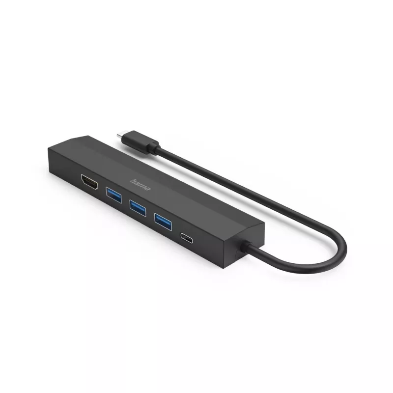Hama 00200144 interface hub USB 3.2 Gen 1 (3.1 Gen 1) Type-C 5000 Mbit/s Black
