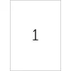 Self-adhesive label HERMA A4 Rounded rectangle White 10 pc(s)