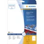 Self-adhesive label HERMA A4 Rounded rectangle White 10 pc(s)
