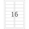 Self-adhesive label HERMA 4588 Rounded rectangle Removable