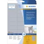 Self-adhesive label HERMA 4592 Rounded rectangle Silver