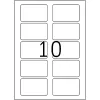 Self-adhesive label HERMA 4587 Rounded rectangle Removable White