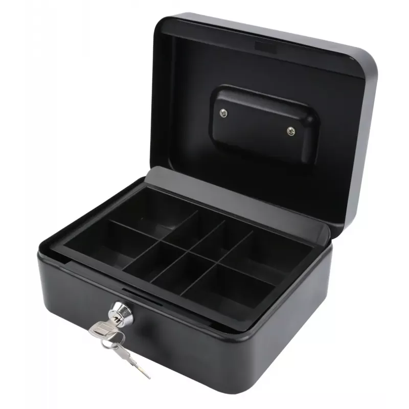 Cash/ticket box Olympia CB 700 Plus steel black with key lock