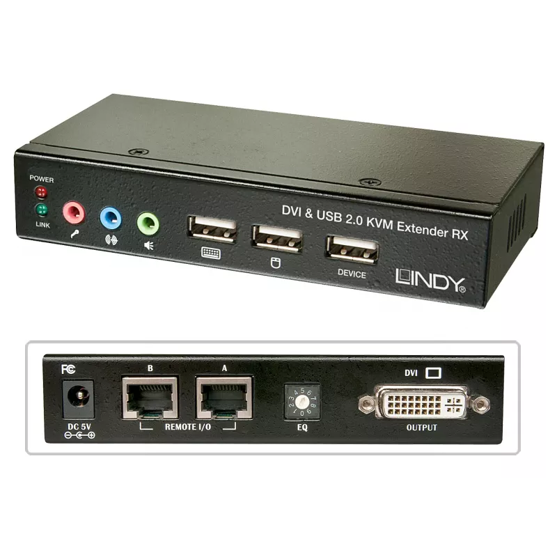 Lindy 39377 KVM switch Black