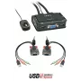 Lindy 2 Port VGA, USB 2.0 & Audio Cable KVM Switch