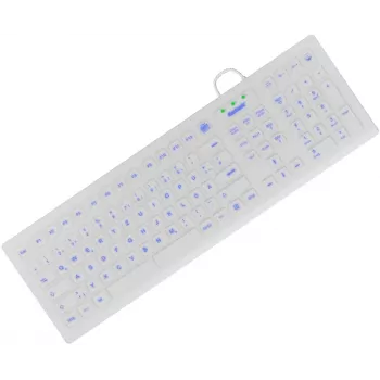 KeySonic KSK-8031INEL-Wh (DE) keyboard Industrial USB QWERTZ German White