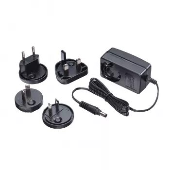 Lindy 12VDC 1.25A Multi-country Power Supply, 5.5/2.1mm, 100-240 V, 50/60 Hz, 15 W, 12 V, AC-to-DC, 1.25 A